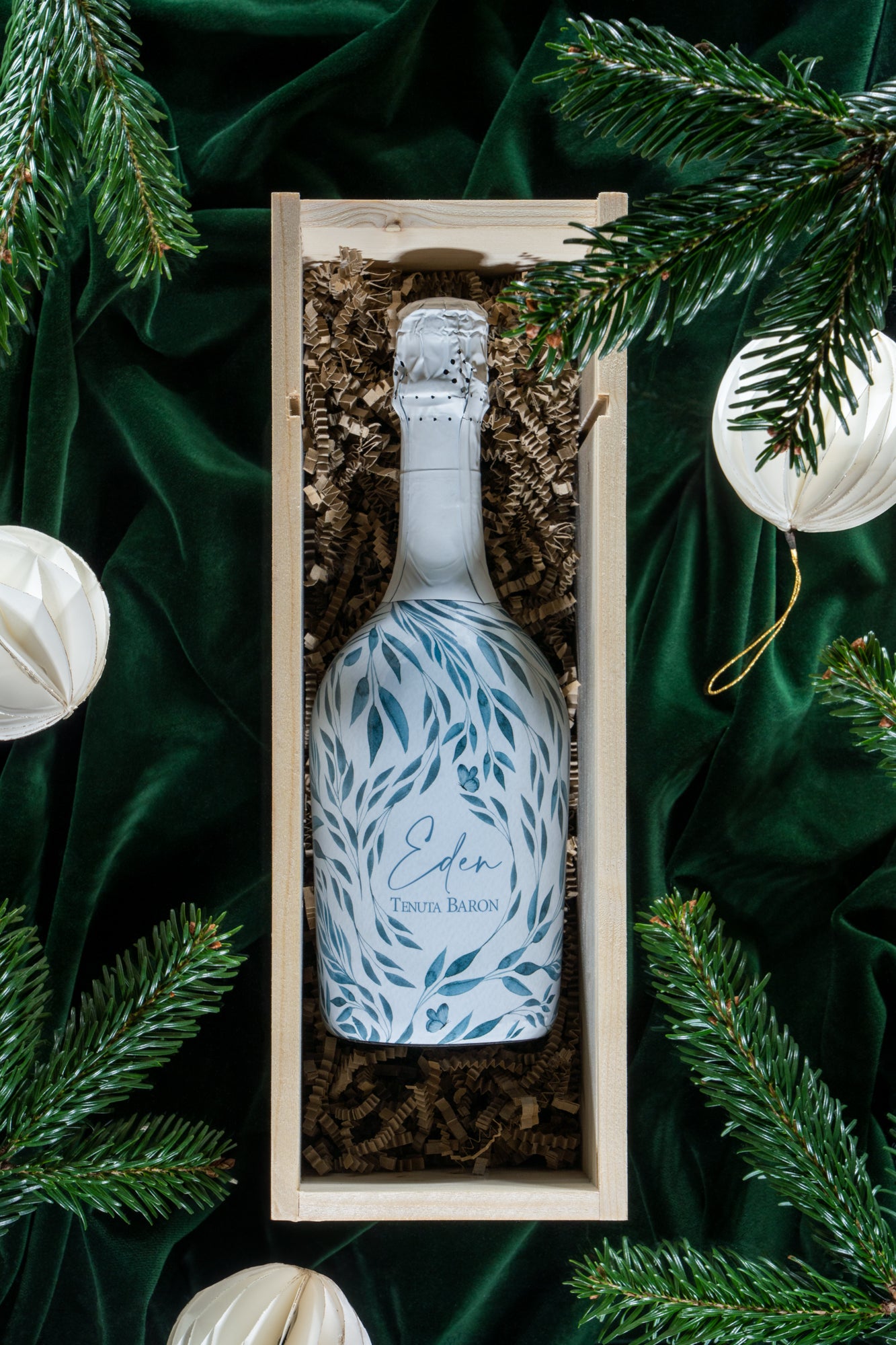 Vánoční dárkový box červený , Spumante brut