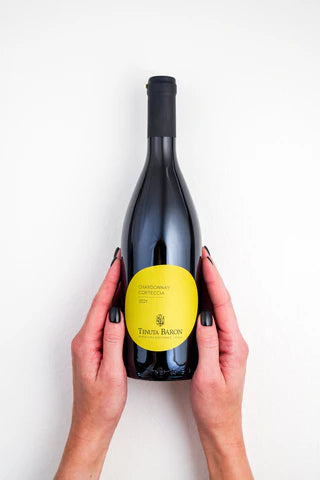Vánoční dárkový box červený , Merlot + Chardonnay